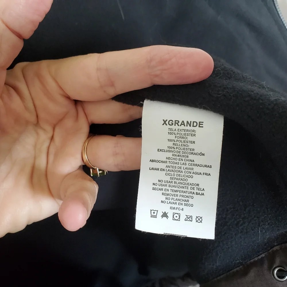 Classic Izod Sport Jacket Men's, XL, Brown, Black Fleece Inside, Great Jacket - Picture 7 of 7